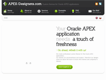 Tablet Screenshot of apex-designers.com